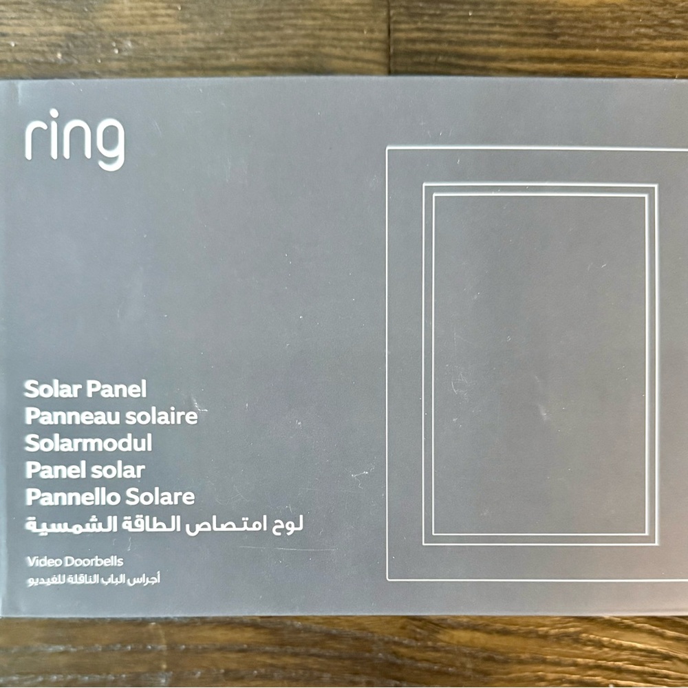 Ring Solar Panel in Gray